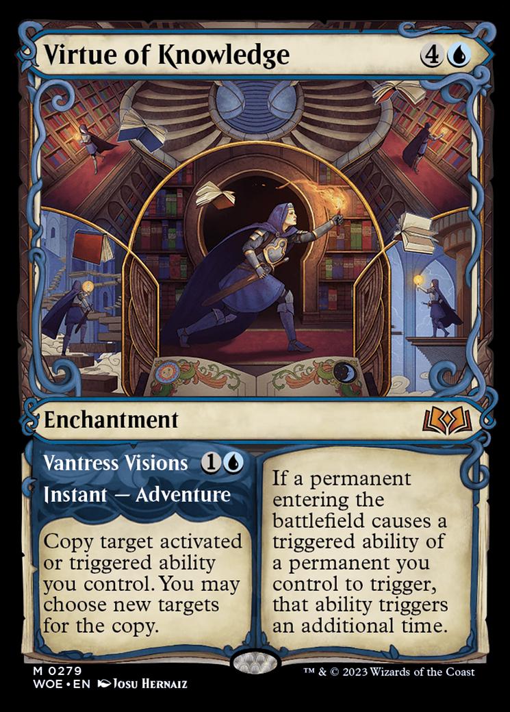 Virtue Of Knowledge // Vantress Visions [Foil] #279