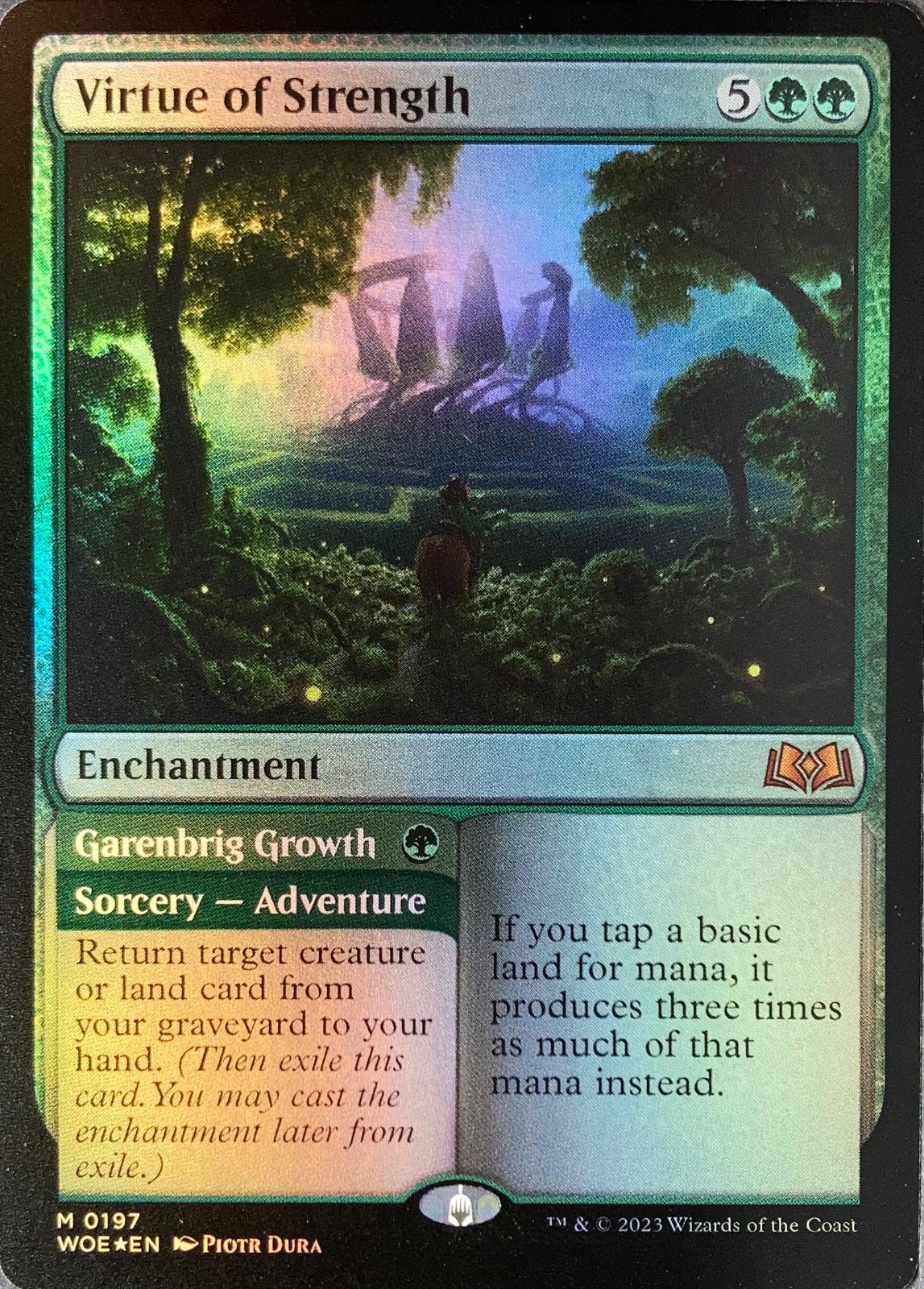 Virtue Of Strength // Garenbrig Growth [Foil] #197