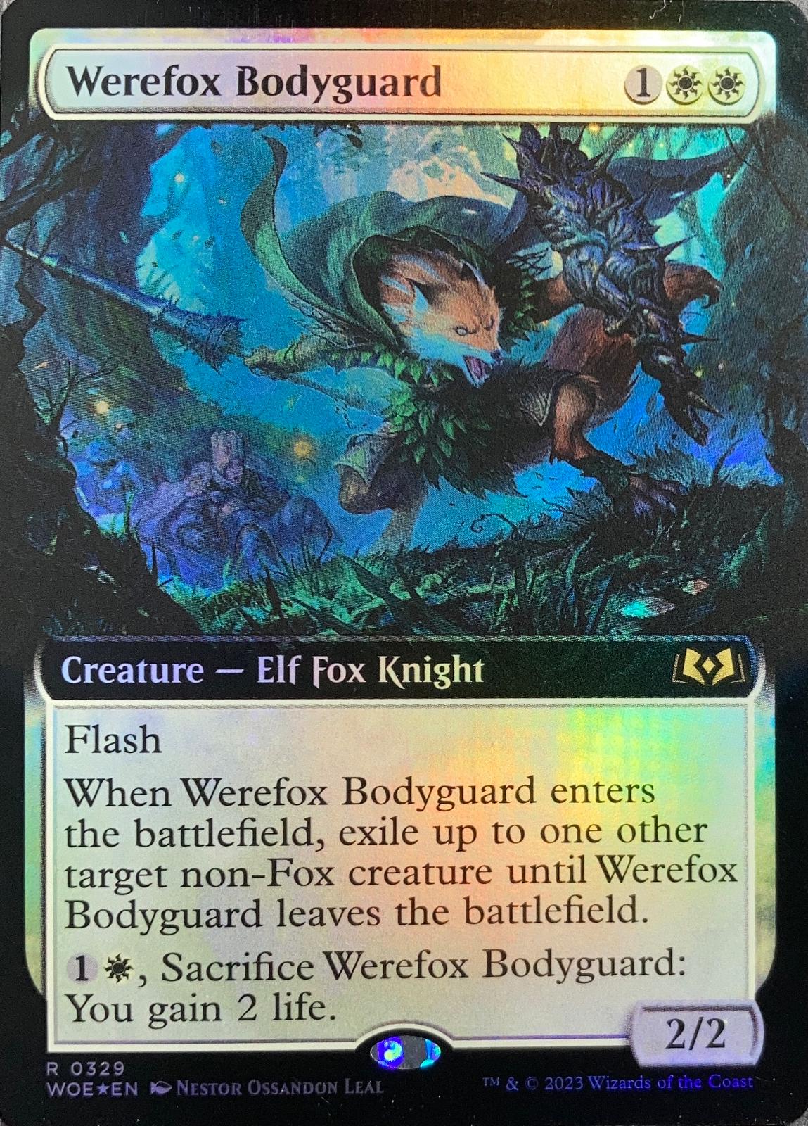 Werefox Bodyguard [Extended Art Foil] #329
