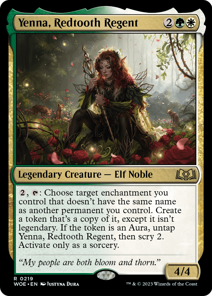 Yenna, Redtooth Regent #219