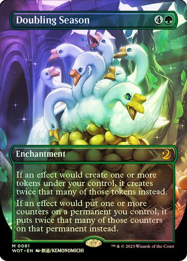 Doubling Season [Borderless Foil] #81