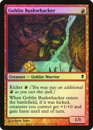 Goblin Bushwhacker [Foil] #189