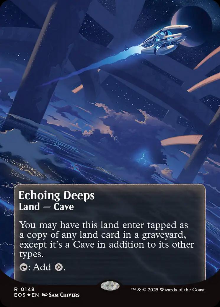 Echoing Deeps [Galaxy Foil Borderless Poster] #148