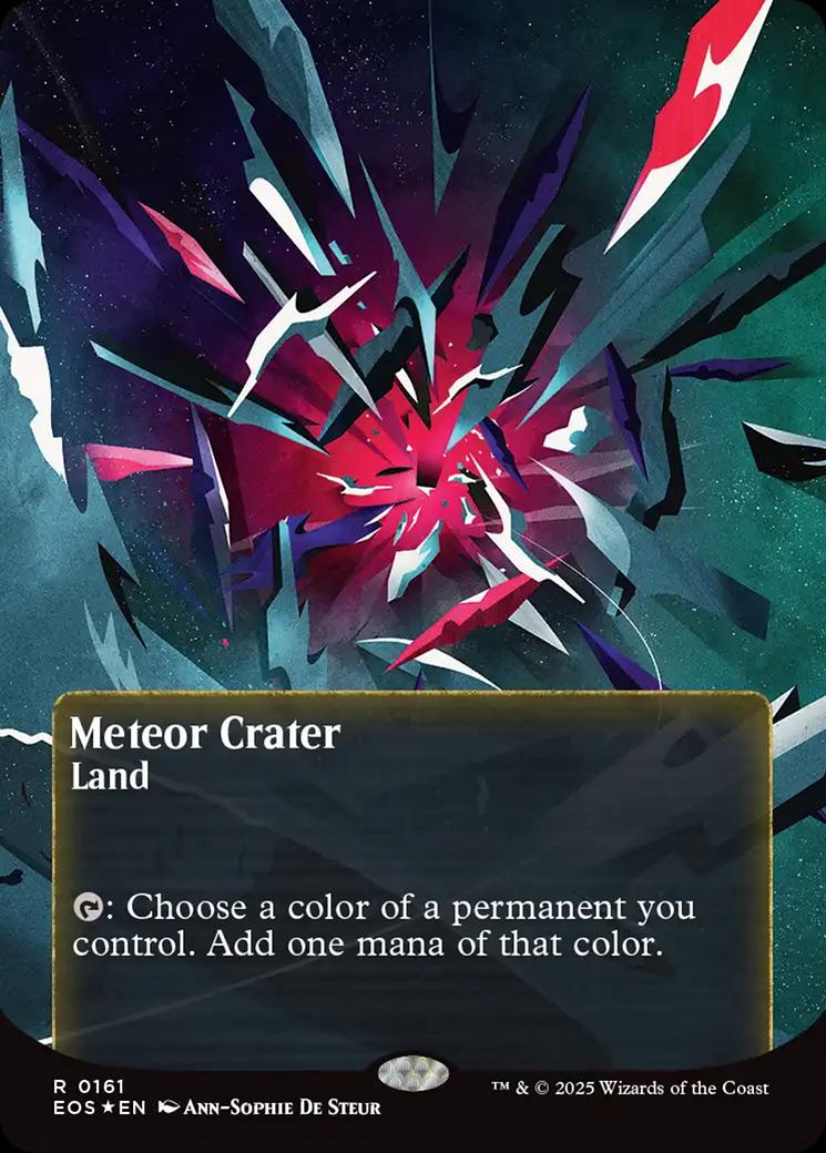 Meteor Crater [Galaxy Foil Borderless Poster] #161