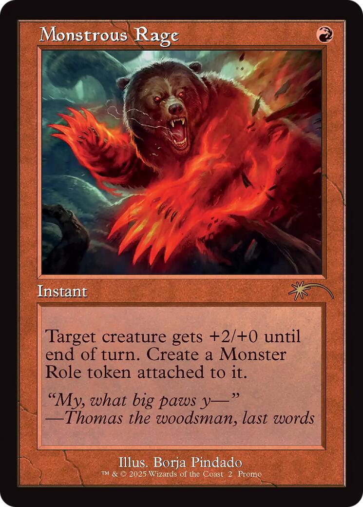 Monstrous Rage [Retro Frame Foil] #2