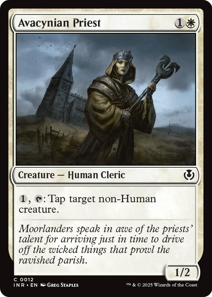 Avacynian Priest [Foil] #12