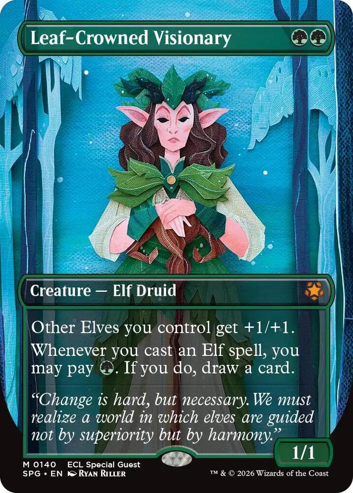 Leaf-Crowned Visionary [Borderless Foil] #140 #140
