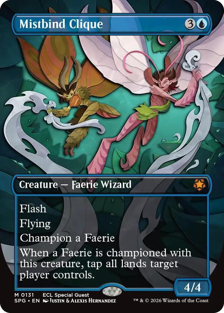 Mistbind Clique [Borderless Foil] #131 #131