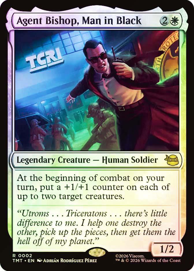 Agent Bishop, Man in Black [Foil] #2