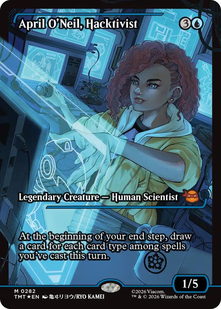 April O'Neil, Hacktivist [Showcase Foil] #282