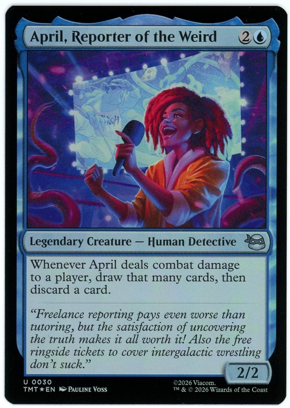 April, Reporter of the Weird [Foil] #30