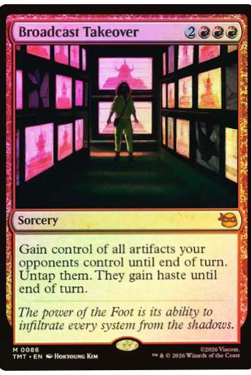 Broadcast Takeover [Foil] #86