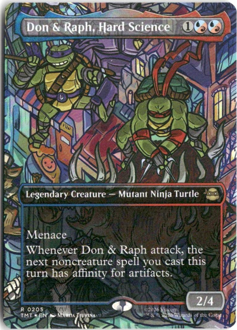 Don & Raph, Hard Science [Borderless Foil] #205