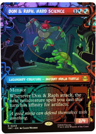 Don & Raph, Hard Science [Showcase Foil] #243