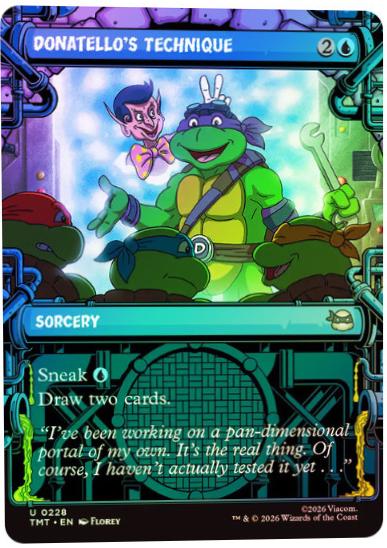 Donatello's Technique [Showcase Foil] #228