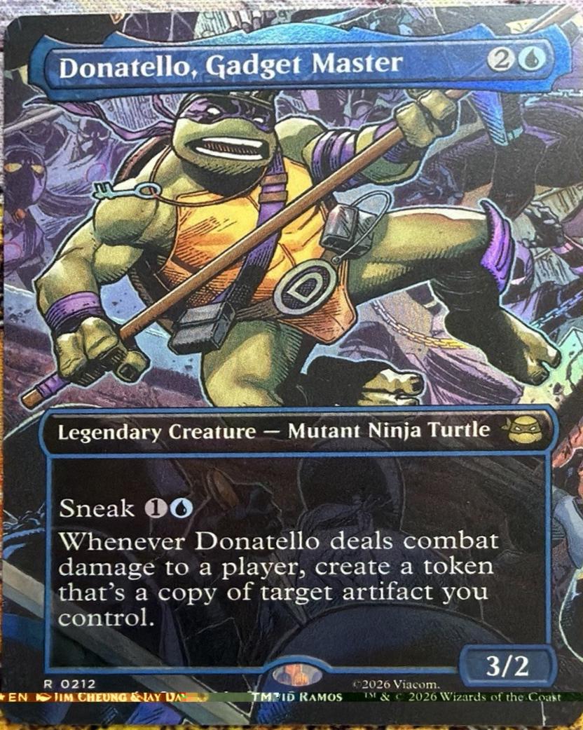 Donatello, Gadget Master [Borderless Foil] #212