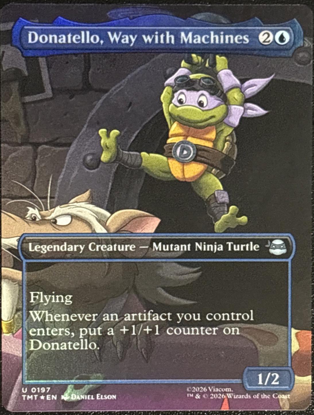 Donatello, Way with Machines [Borderless Foil] #197