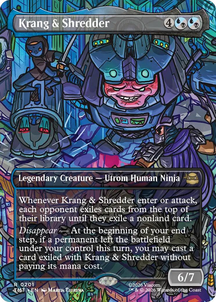 Krang & Shredder [Borderless] #201