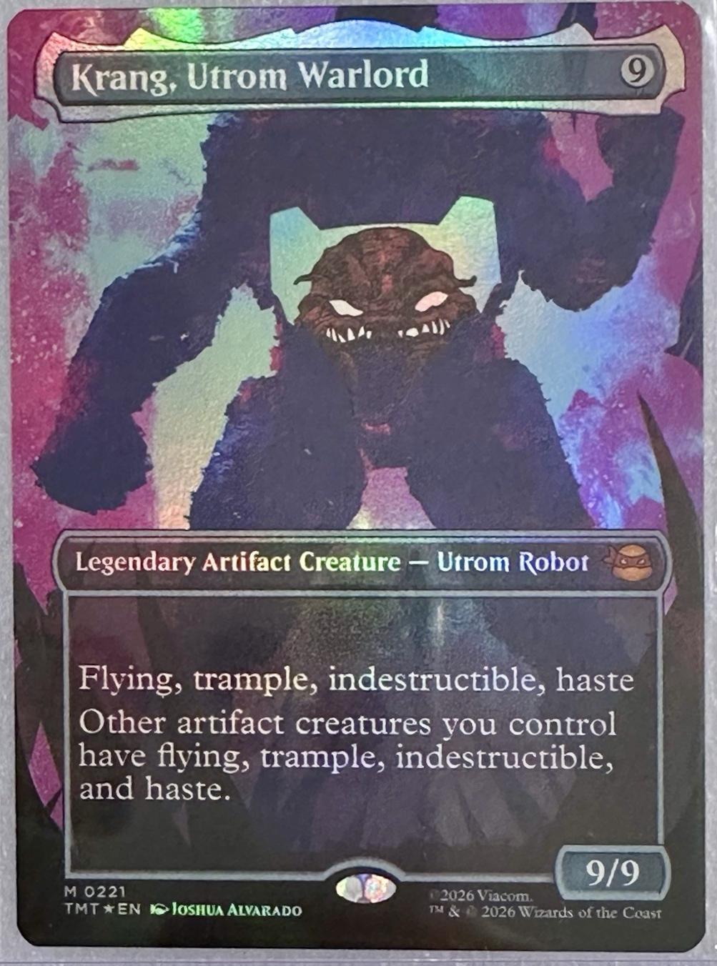 Krang, Utrom Warlord [Borderless Foil] #221