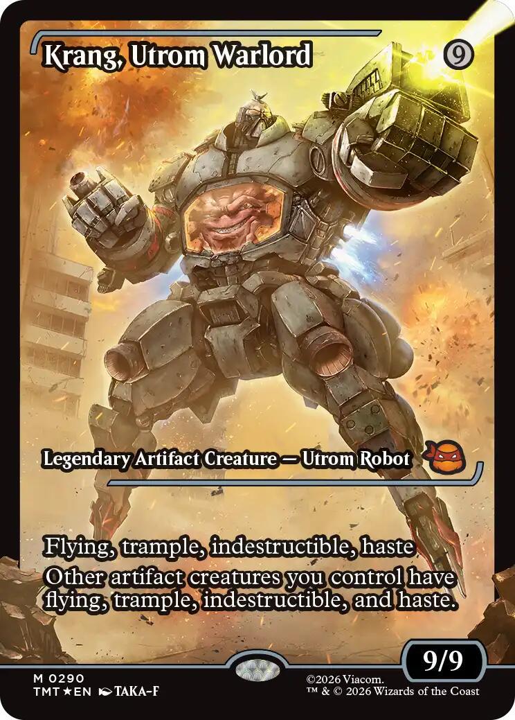 Krang, Utrom Warlord [Showcase Foil] #290