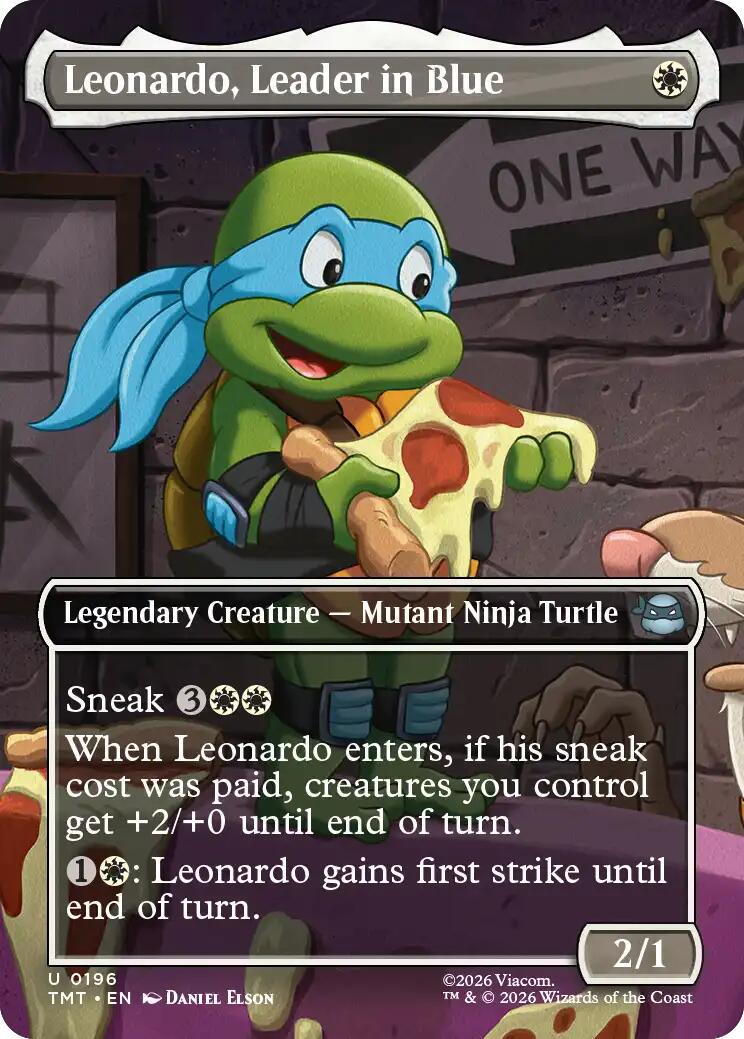 Leonardo, Leader in Blue [Borderless] #196