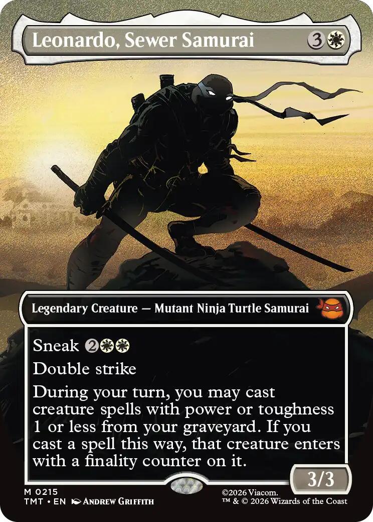 Leonardo, Sewer Samurai [Borderless] #215