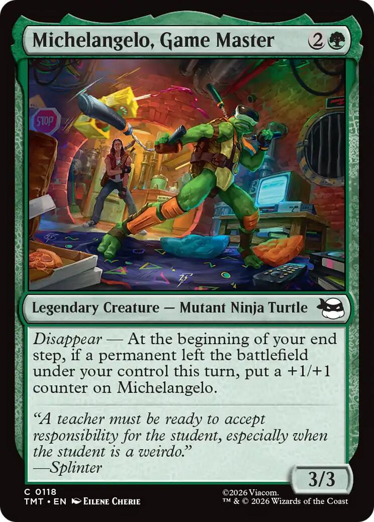 Michelangelo, Game Master #118