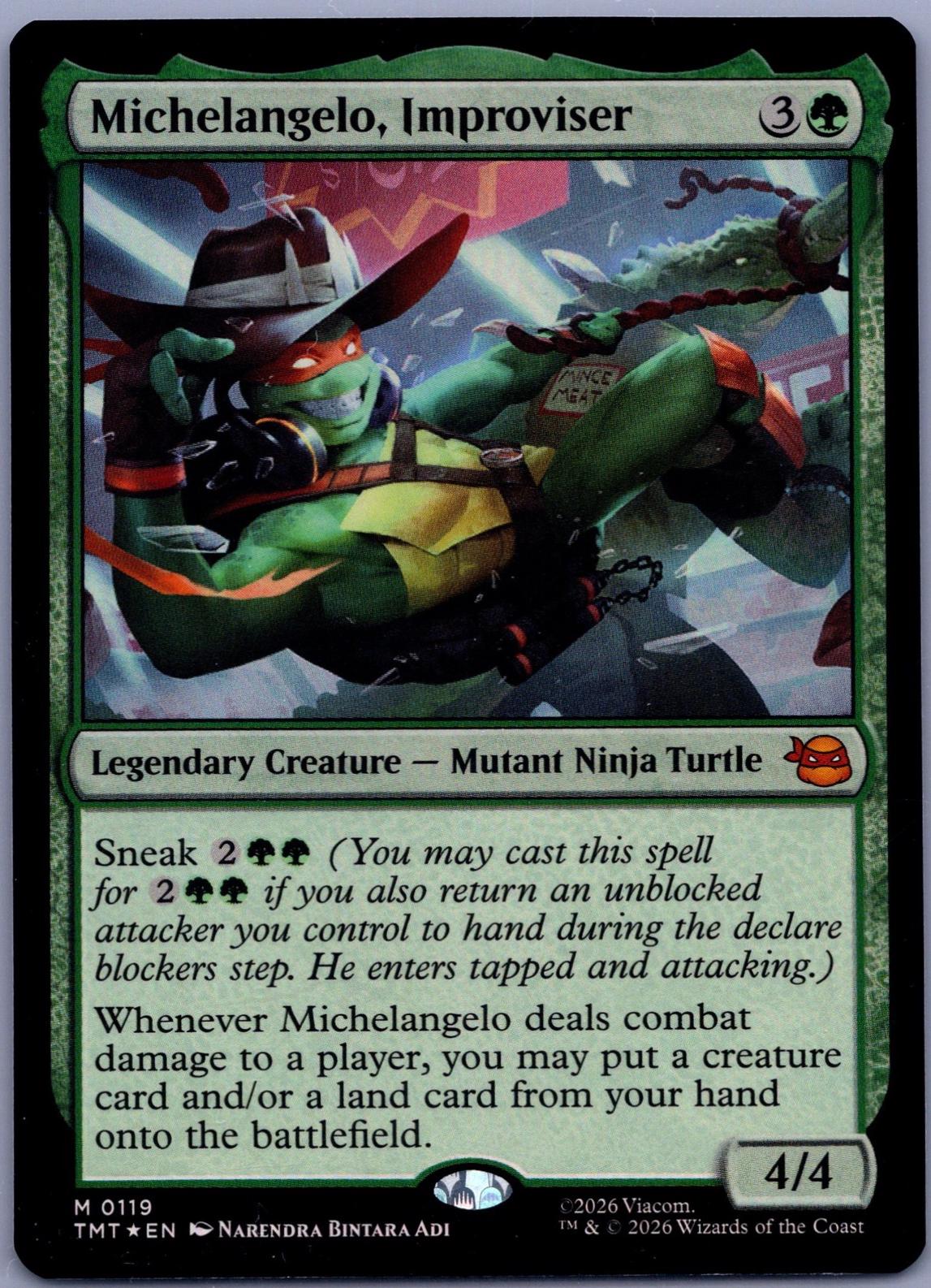 Michelangelo, Improviser [Foil] #119