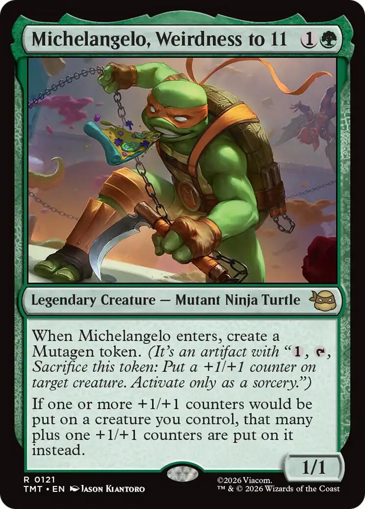 Michelangelo, Weirdness to 11 #121