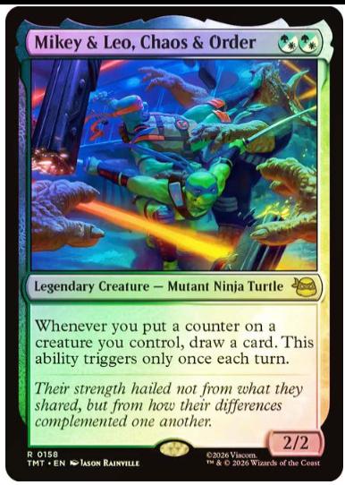 Mikey & Leo, Chaos & Order [Foil] #158