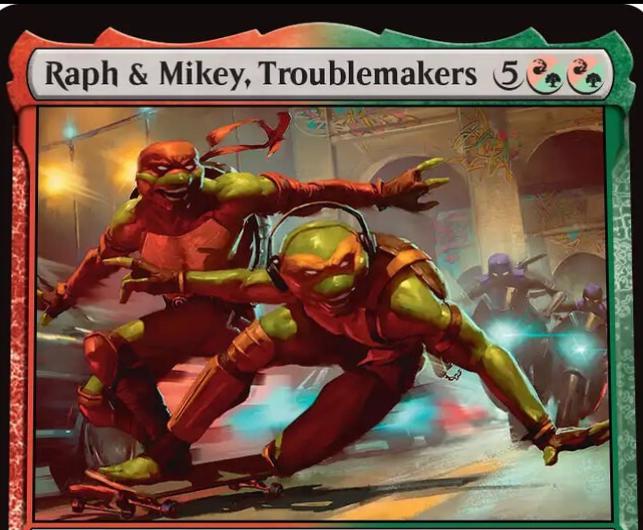 Raph & Mikey, Troublemakers [Foil] #167