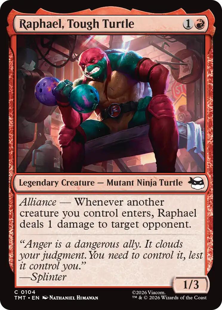 Raphael, Tough Turtle #104
