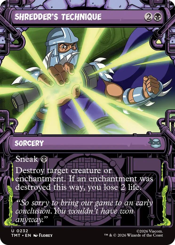 Shredder's Technique [Showcase] #232