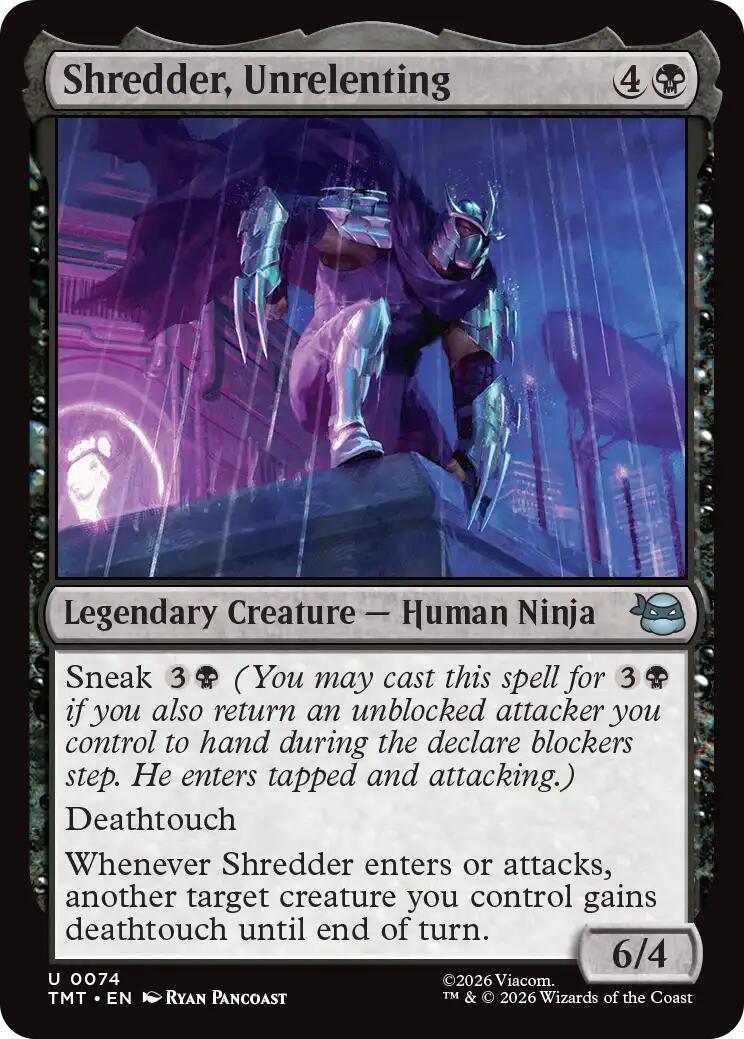 Shredder, Unrelenting #74