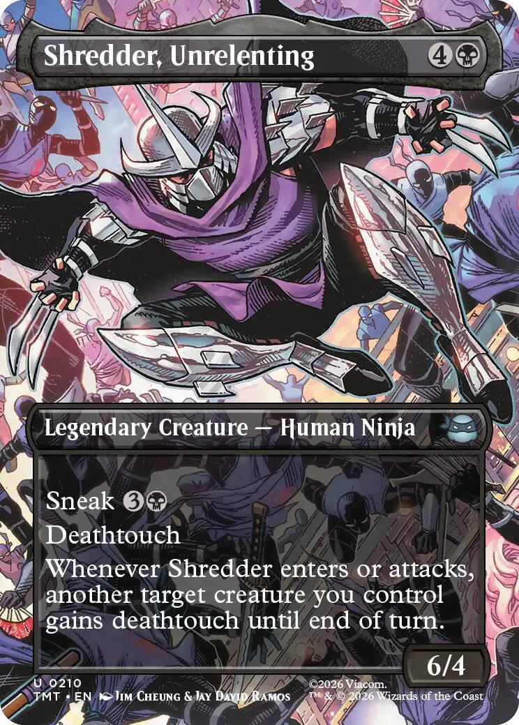 Shredder, Unrelenting [Borderless] #210