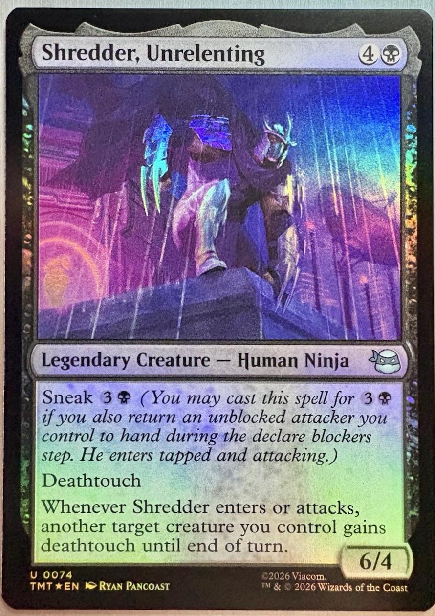 Shredder, Unrelenting [Foil] #74