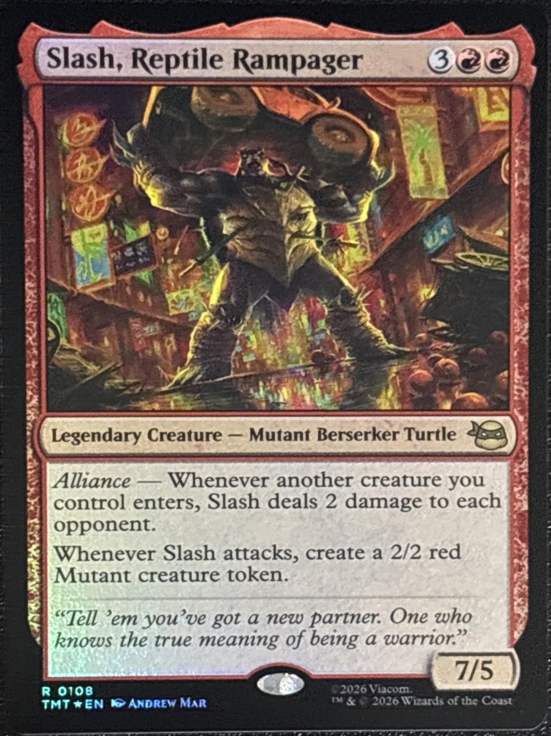Slash, Reptile Rampager [Foil] #108