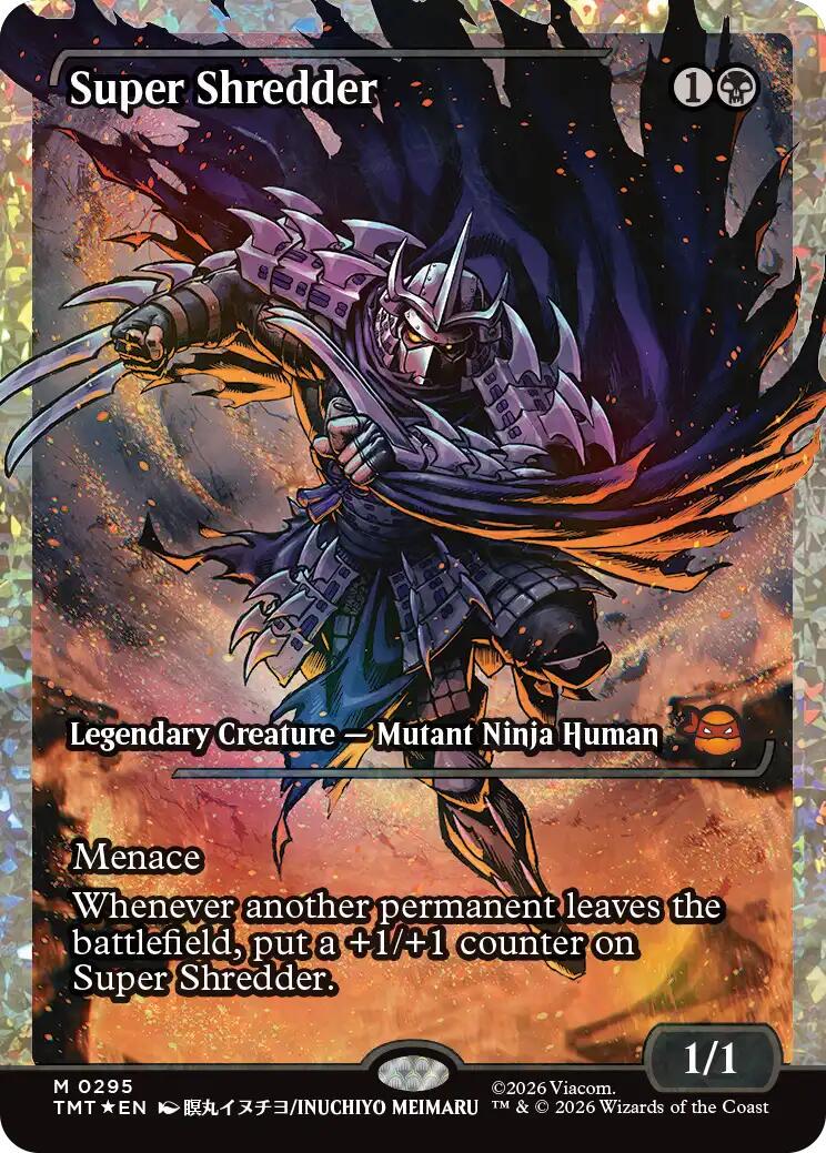 Super Shredder [Showcase Foil] #295