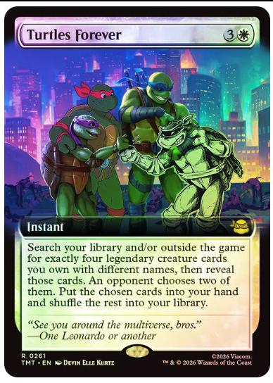 Turtles Forever [Extended Art Foil] #261