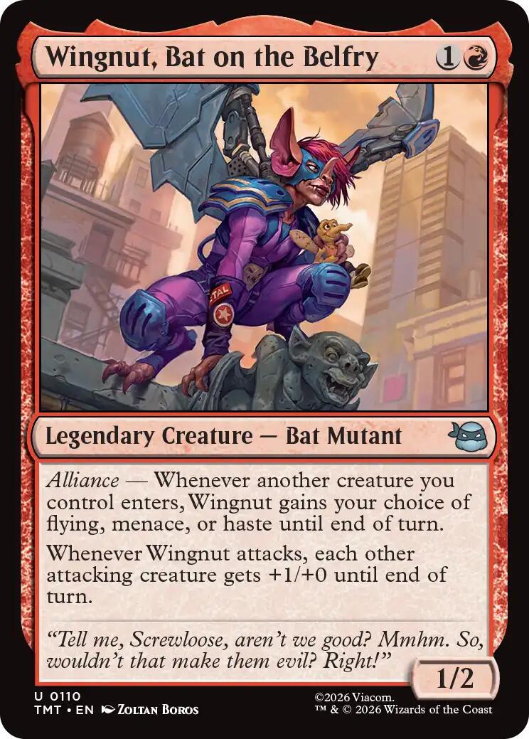 Wingnut, Bat on the Belfry #110