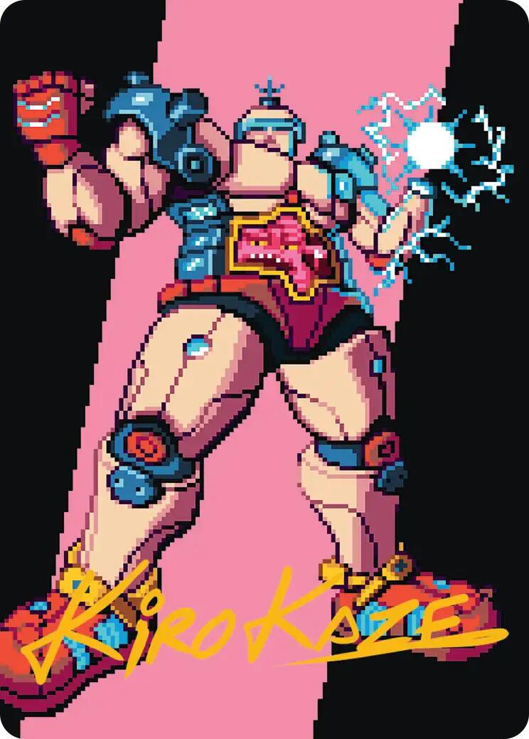Krang, the All-Powerful Art Card [Gold-Stamped Signature] #34