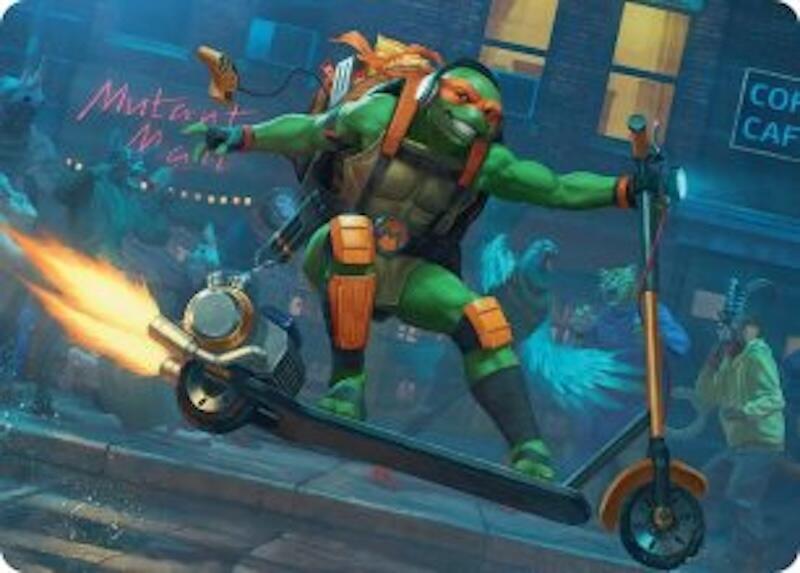 Michelangelo, On the Scene Art Card #49