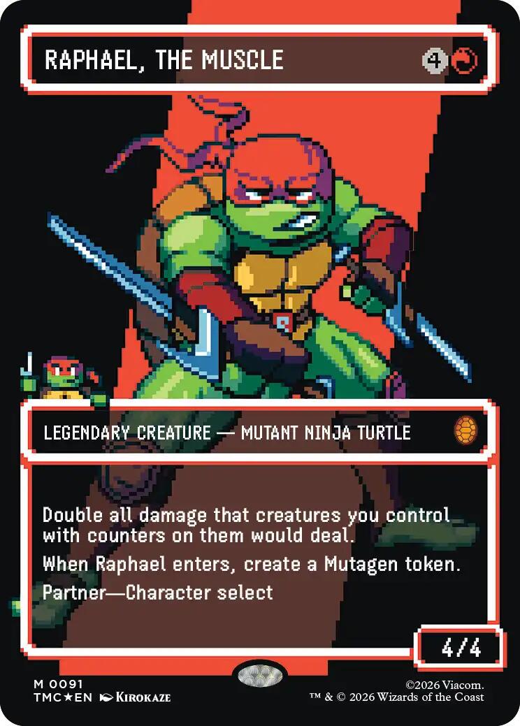 Raphael, the Muscle [Borderless] #91