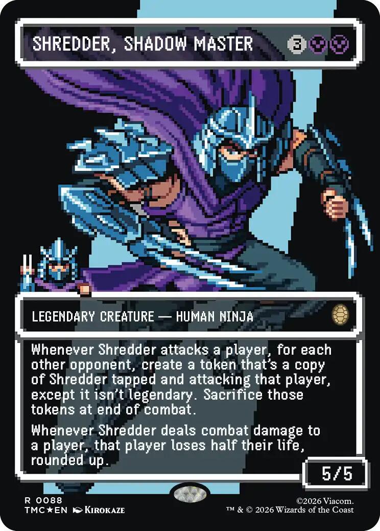 Shredder, Shadow Master [Borderless] #88
