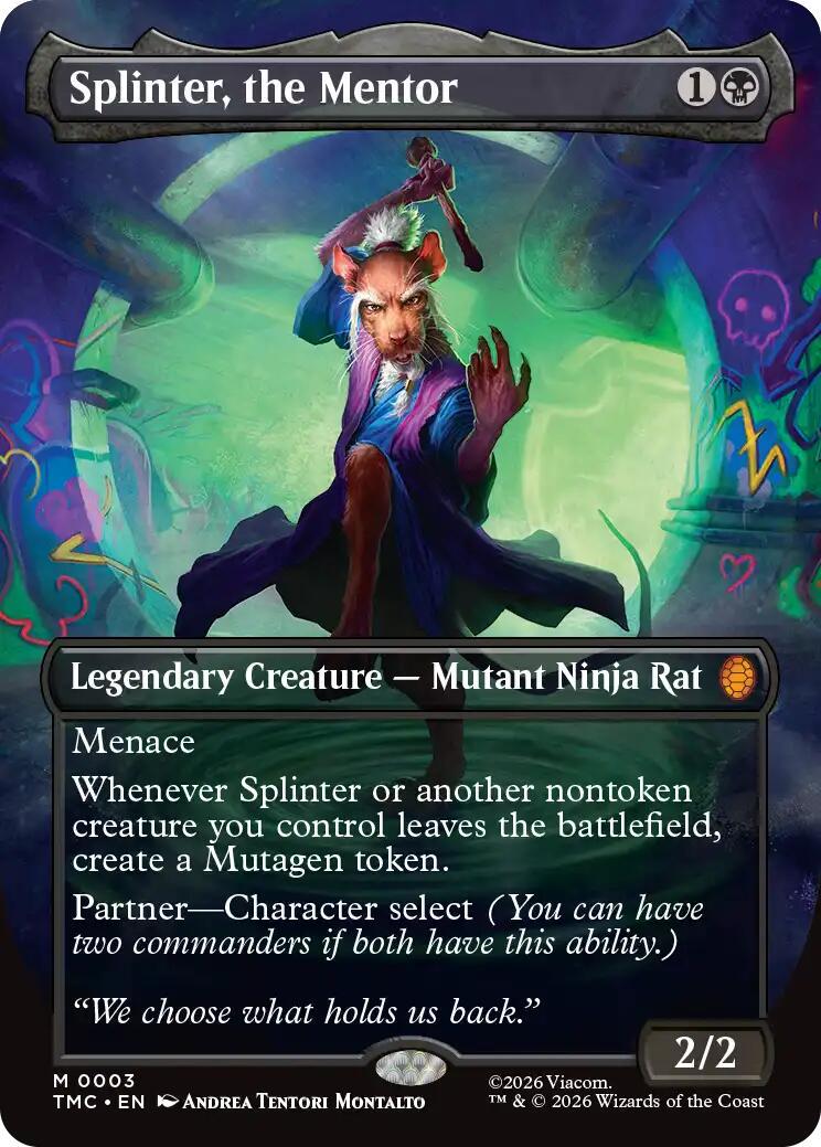 Splinter, the Mentor [Borderless] #3