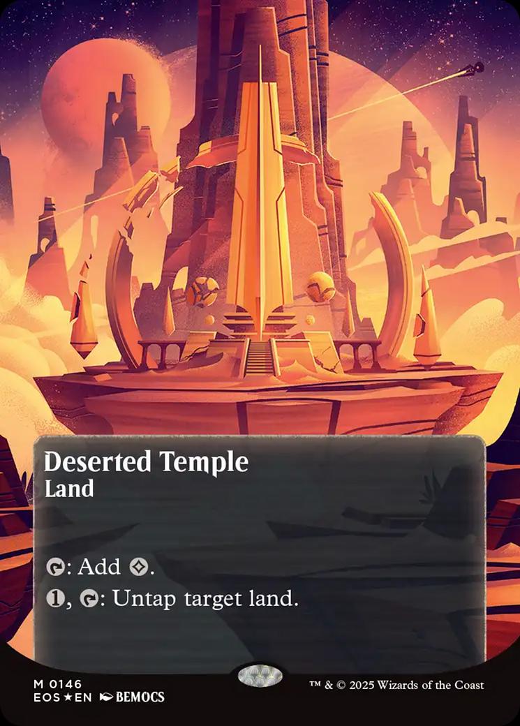 Deserted Temple [Galaxy Foil Borderless Poster] #146