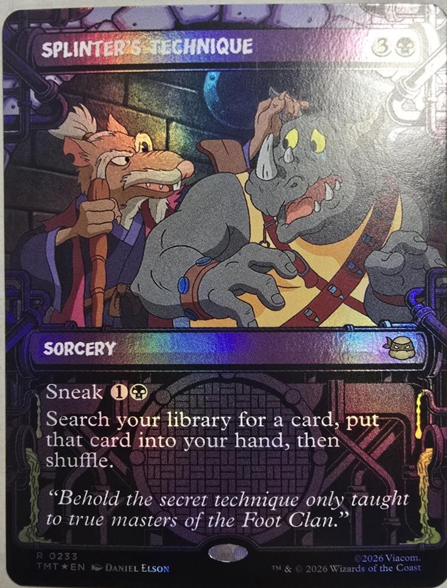 Splinter's Technique [Showcase Foil] #233