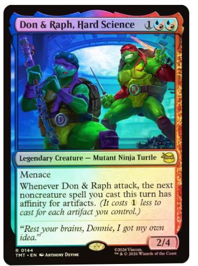 Don & Raph, Hard Science [Foil] #144