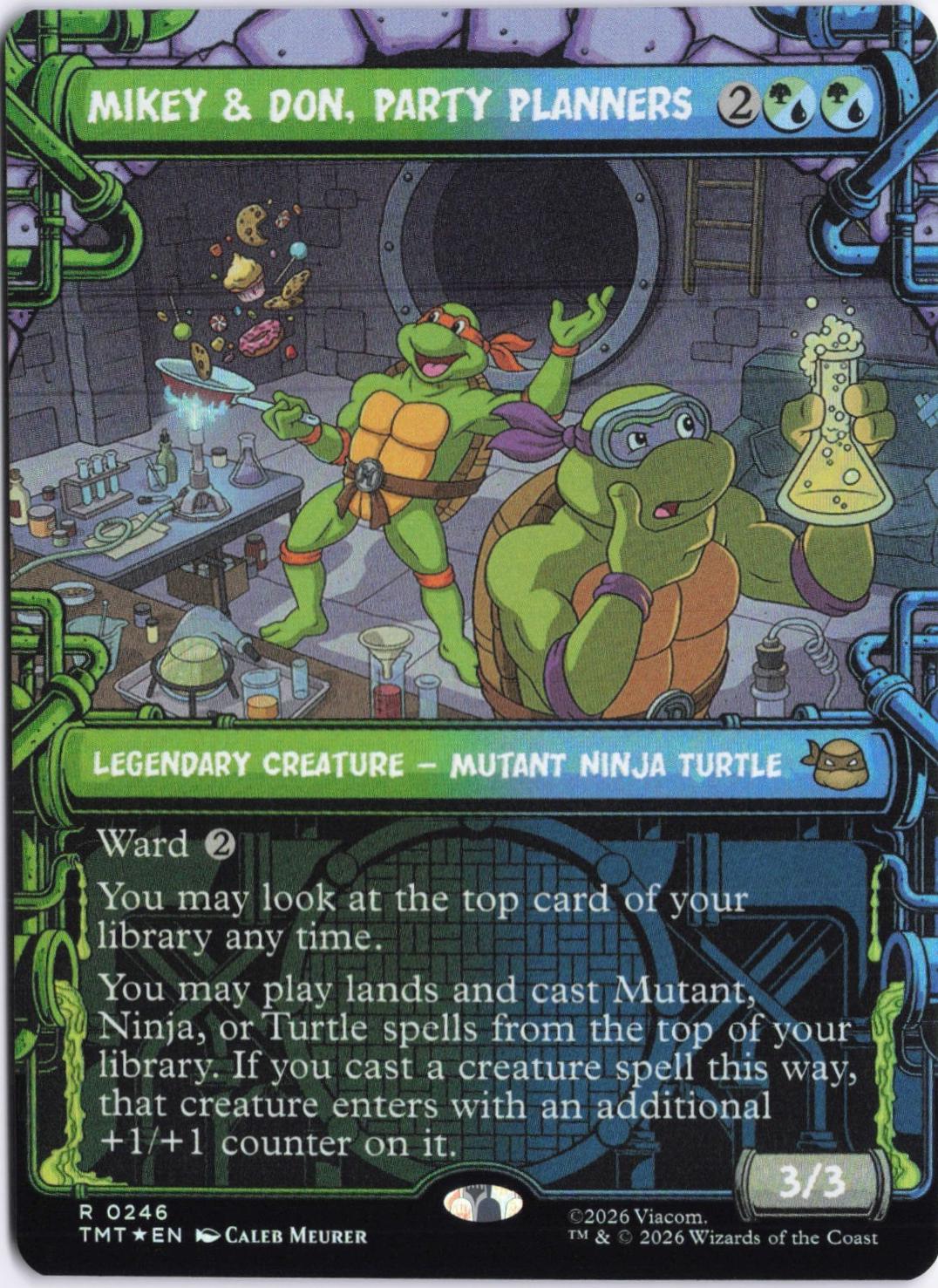 Mikey & Don, Party Planners [Showcase Foil] #246