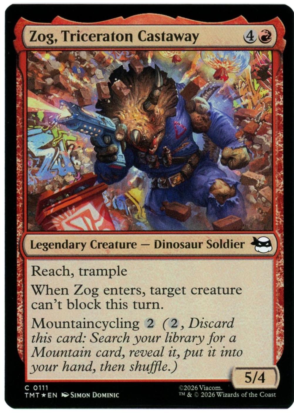 Zog, Triceraton Castaway [Foil] #111